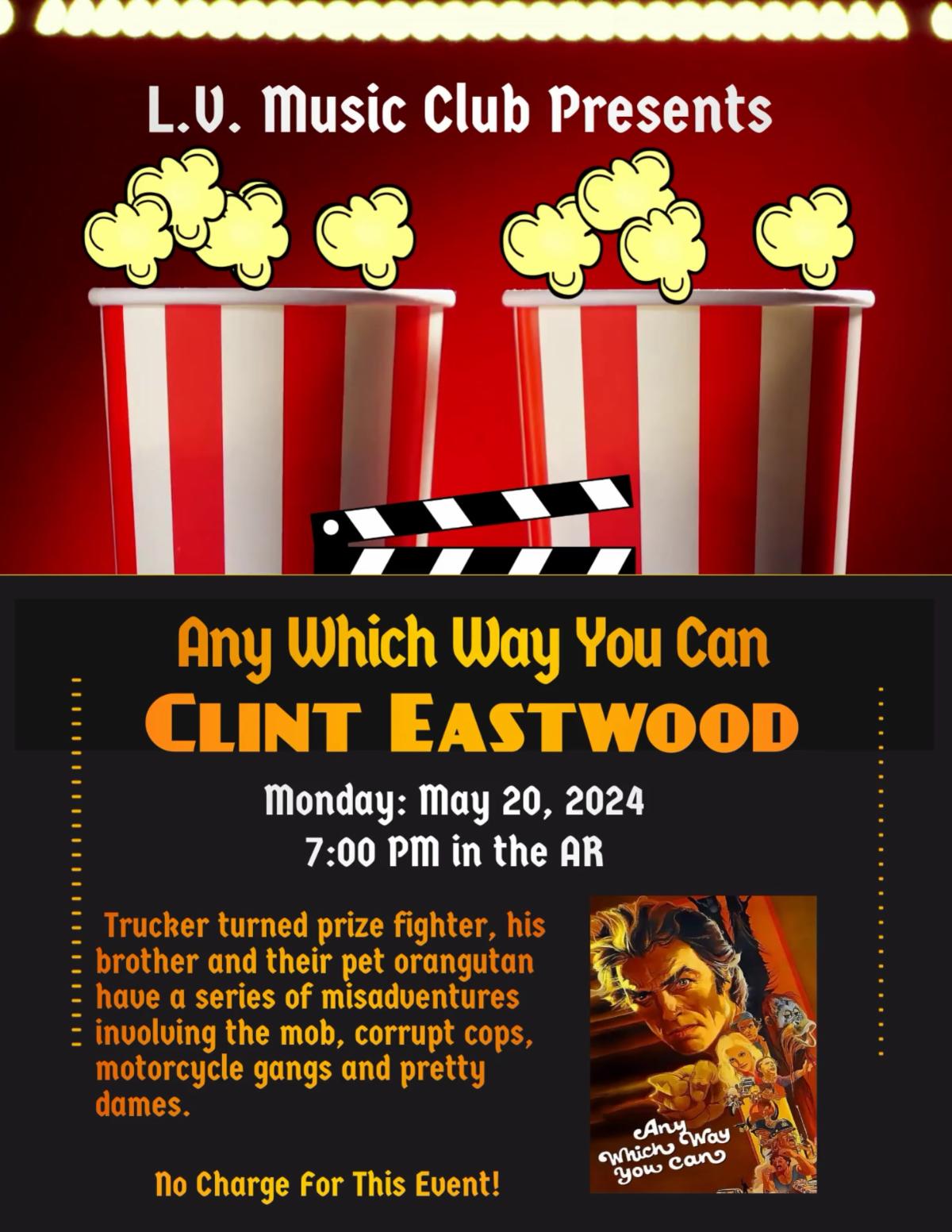 Any Which Way You Can Movie With Clint Eastwood We Sell Leisure