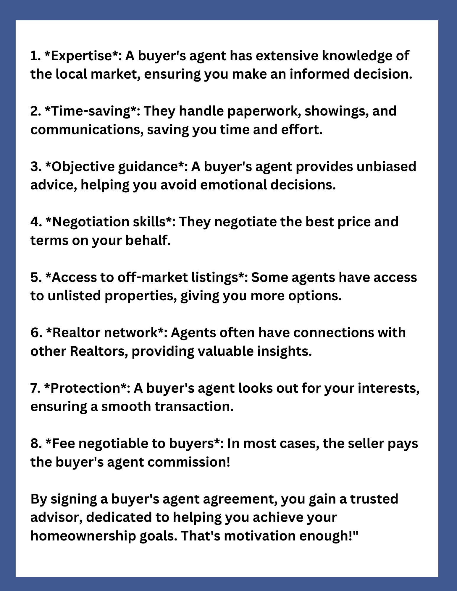 What is a Buyer Representation Agreement