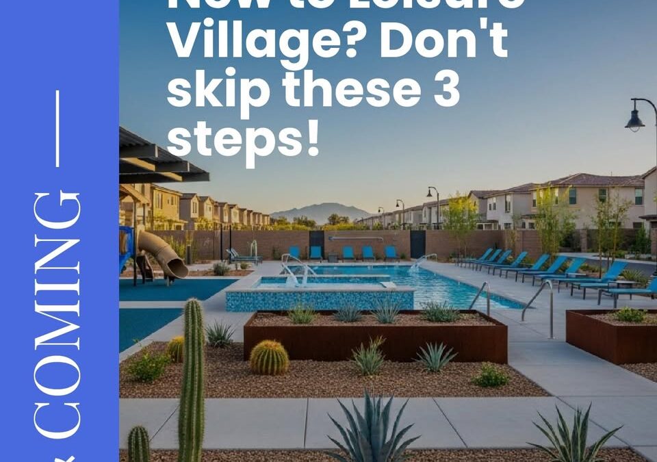 What to Know About Living in Leisure Village for New Residents